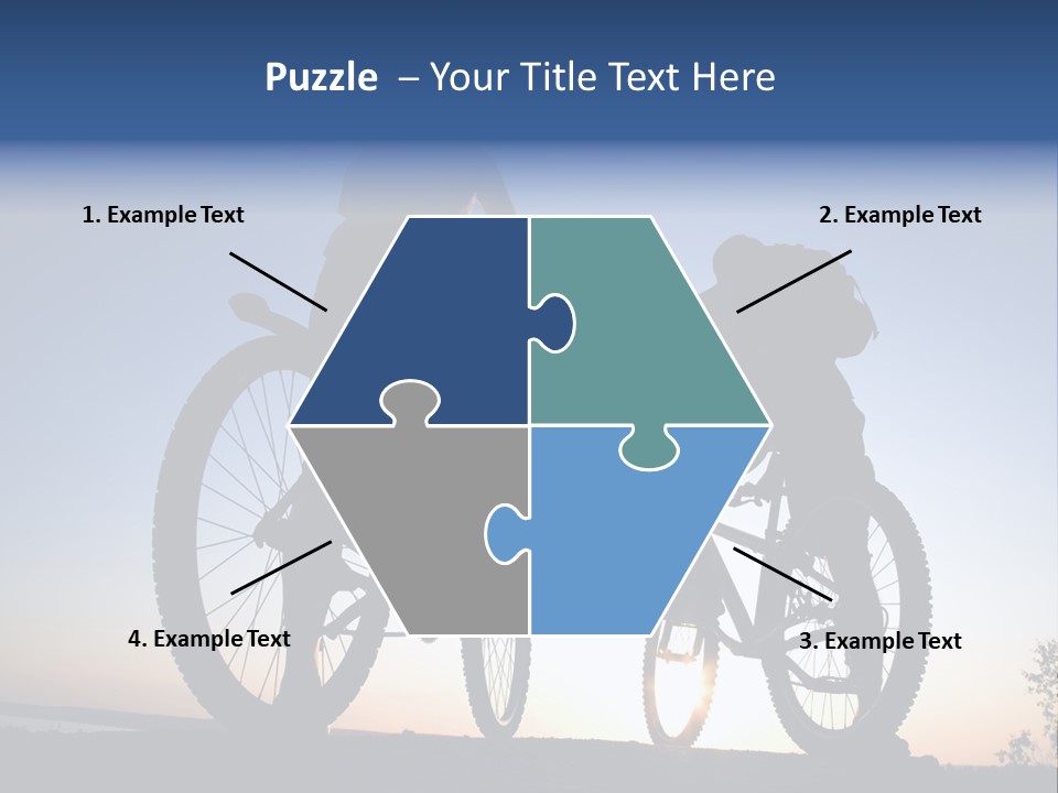Cycle Route PowerPoint Template