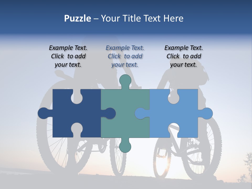 Cycle Route PowerPoint Template