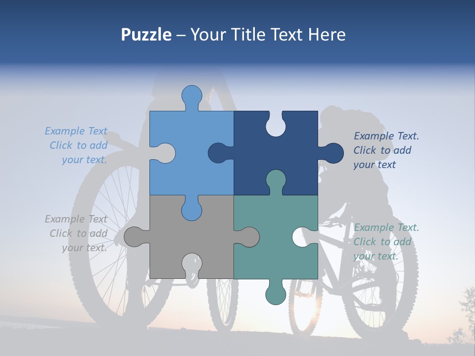 Cycle Route PowerPoint Template