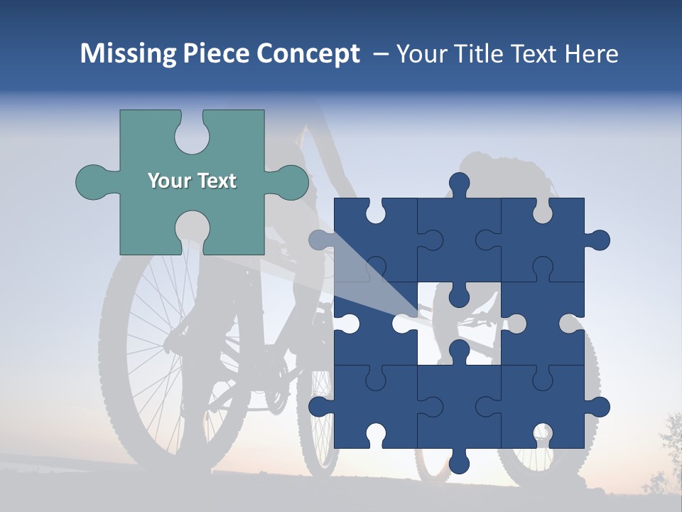 Cycle Route PowerPoint Template