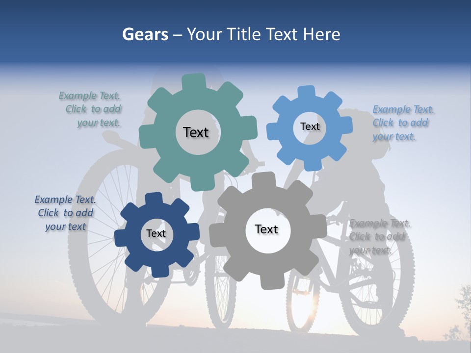 Cycle Route PowerPoint Template