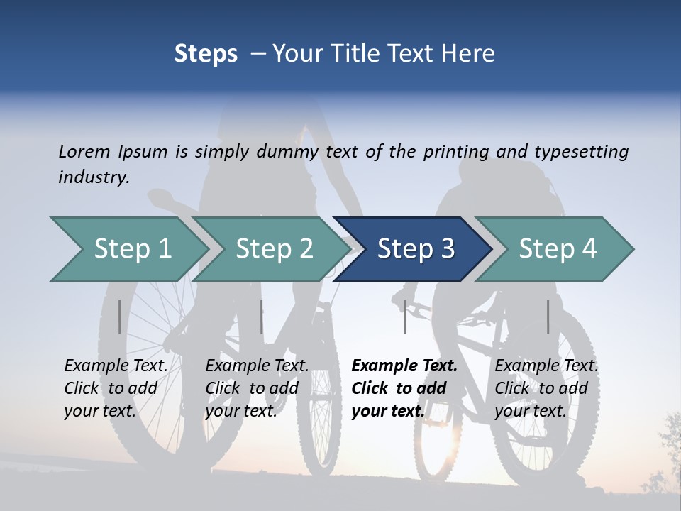Cycle Route PowerPoint Template