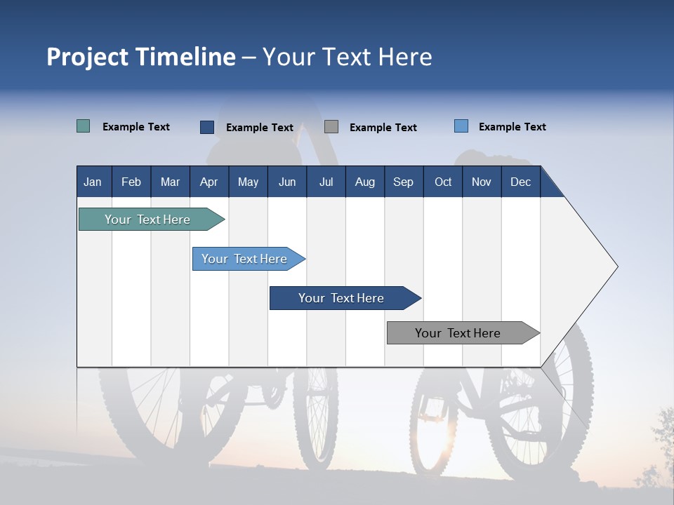 Cycle Route PowerPoint Template