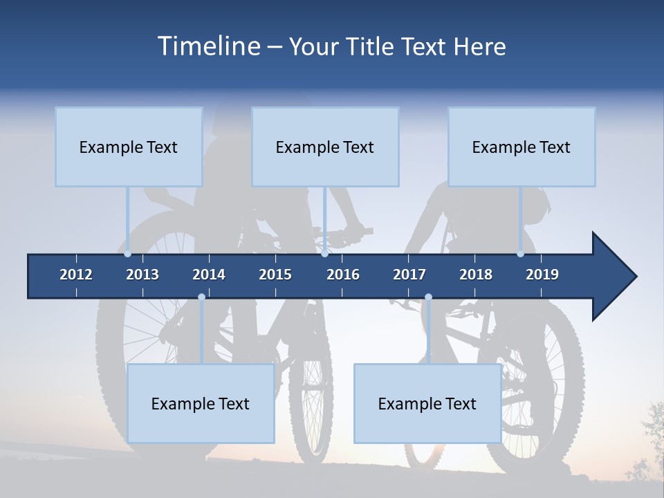 Cycle Route PowerPoint Template