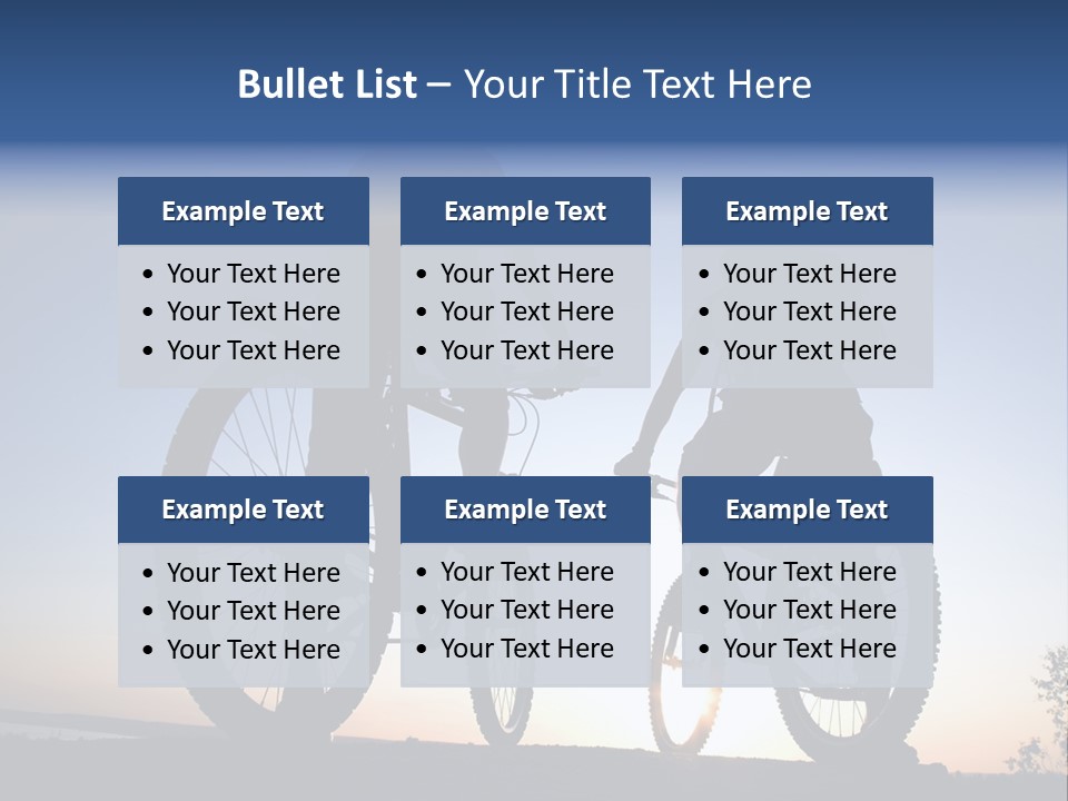 Cycle Route PowerPoint Template