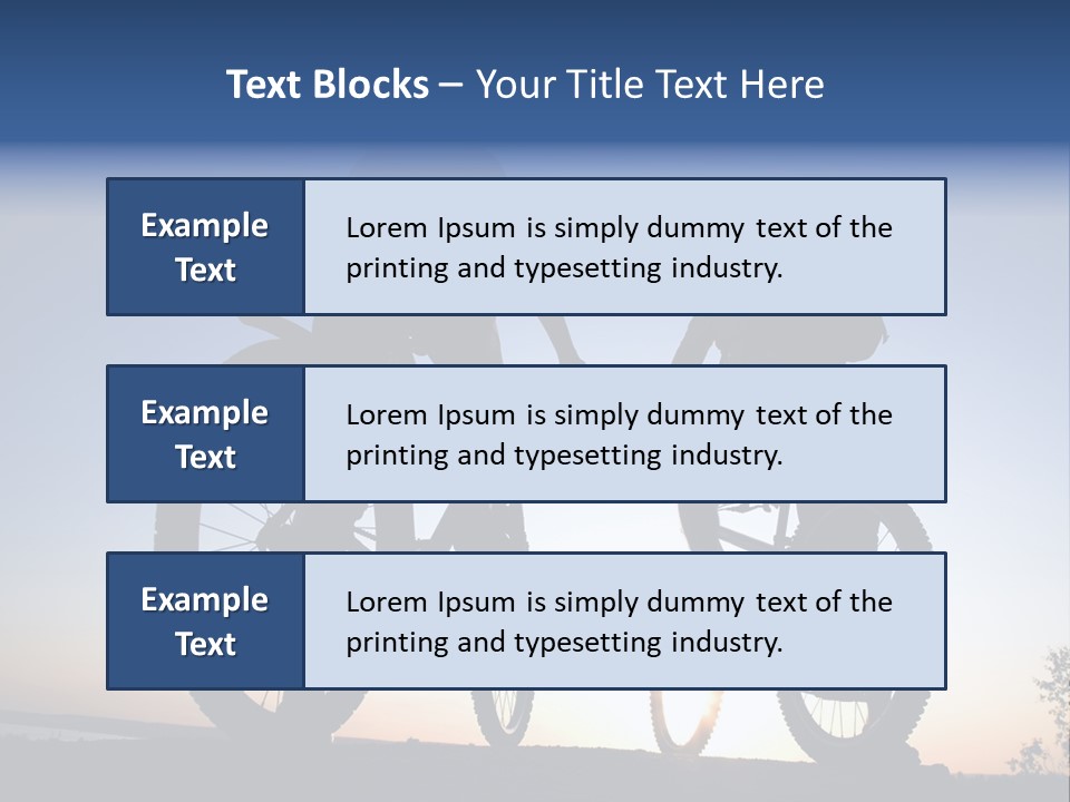 Cycle Route PowerPoint Template