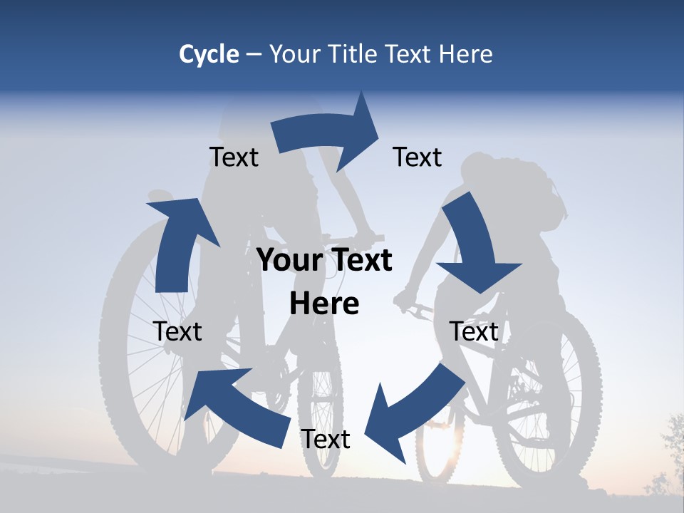 Cycle Route PowerPoint Template