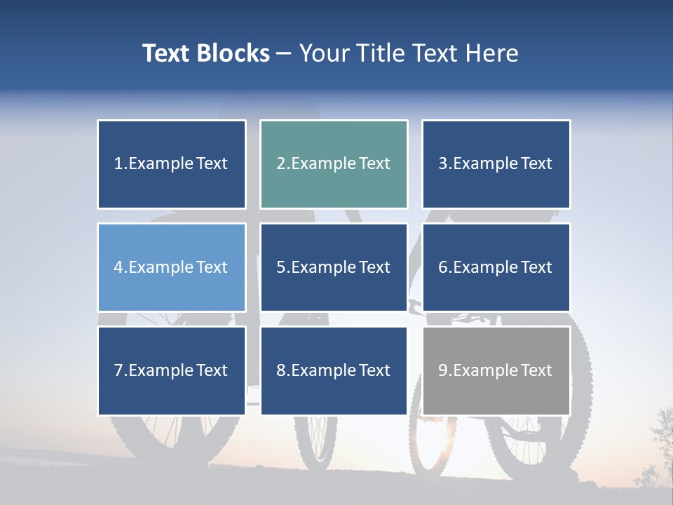 Cycle Route PowerPoint Template