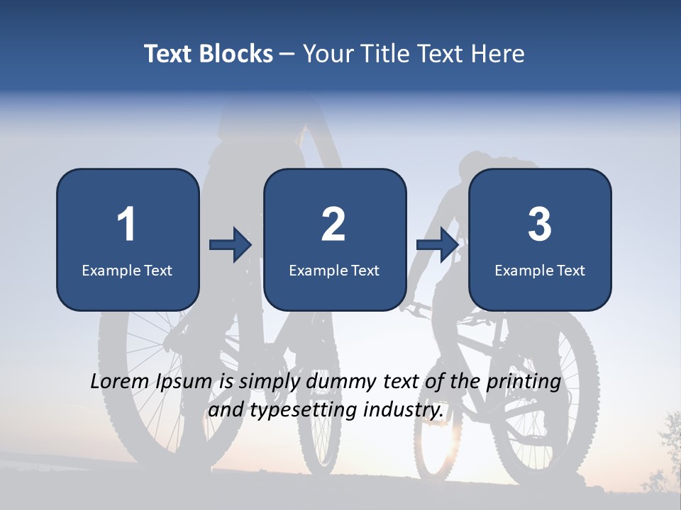 Cycle Route PowerPoint Template
