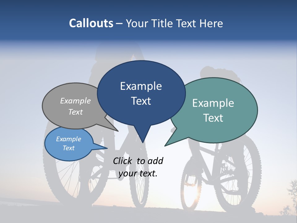 Cycle Route PowerPoint Template