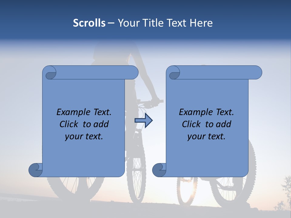 Cycle Route PowerPoint Template