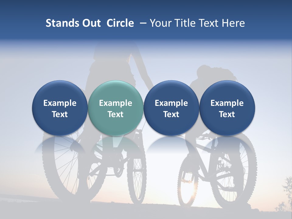 Cycle Route PowerPoint Template