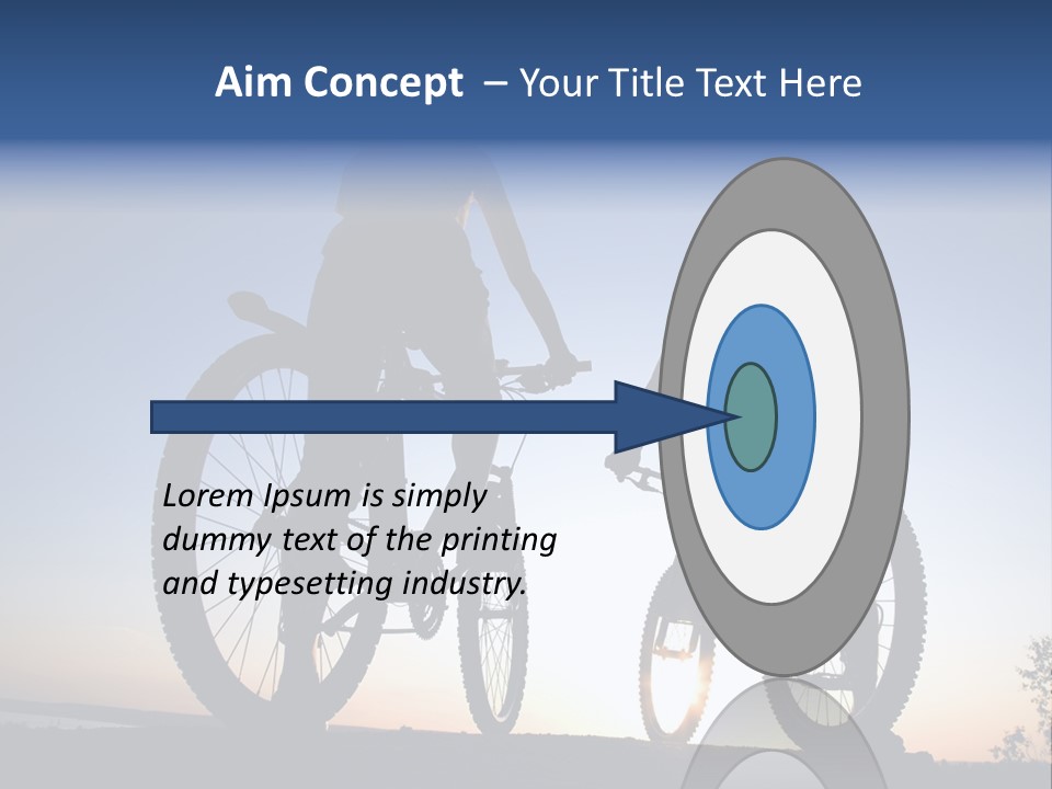 Cycle Route PowerPoint Template