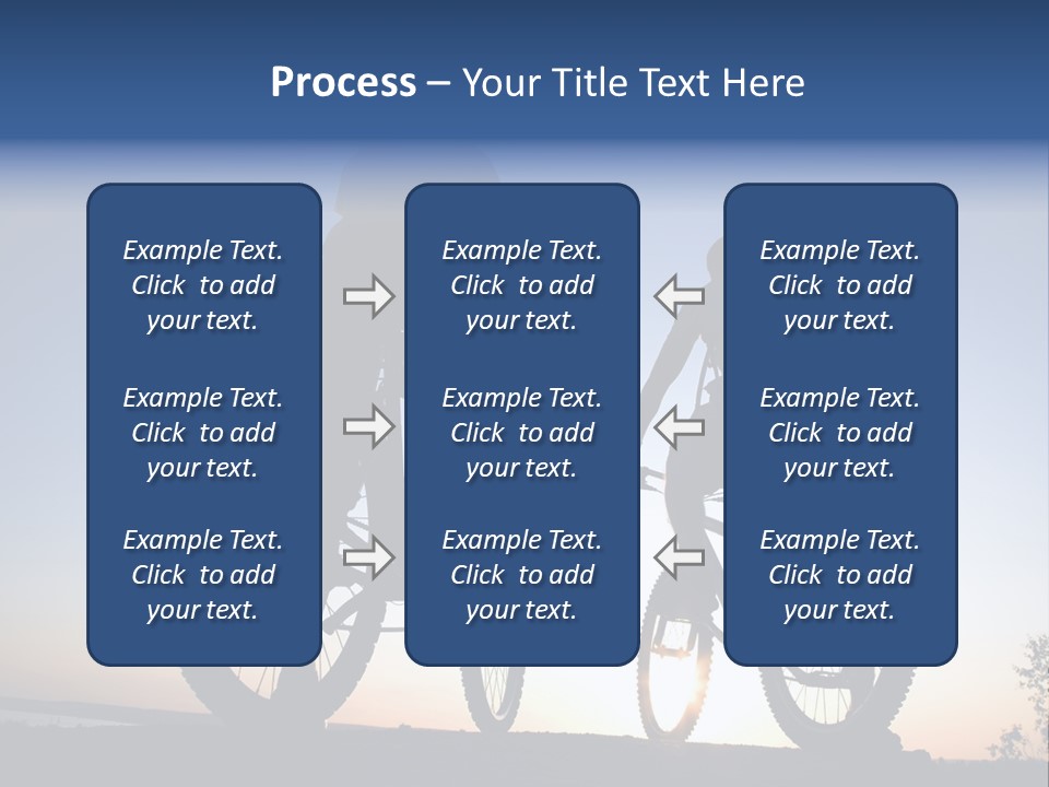 Cycle Route PowerPoint Template