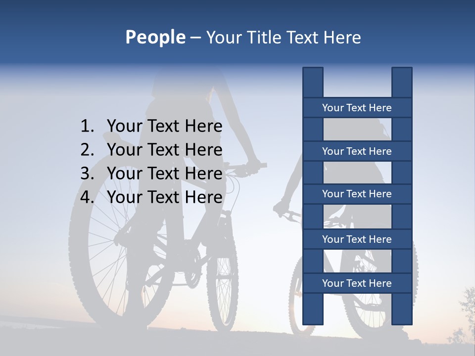 Cycle Route PowerPoint Template