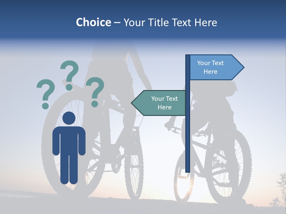 Cycle Route PowerPoint Template