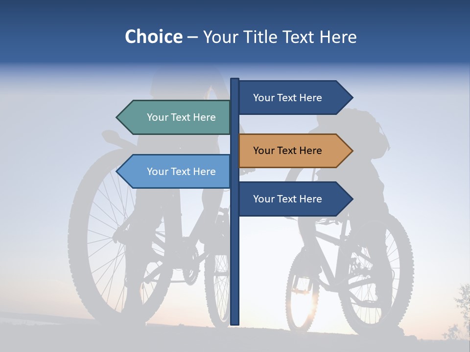 Cycle Route PowerPoint Template