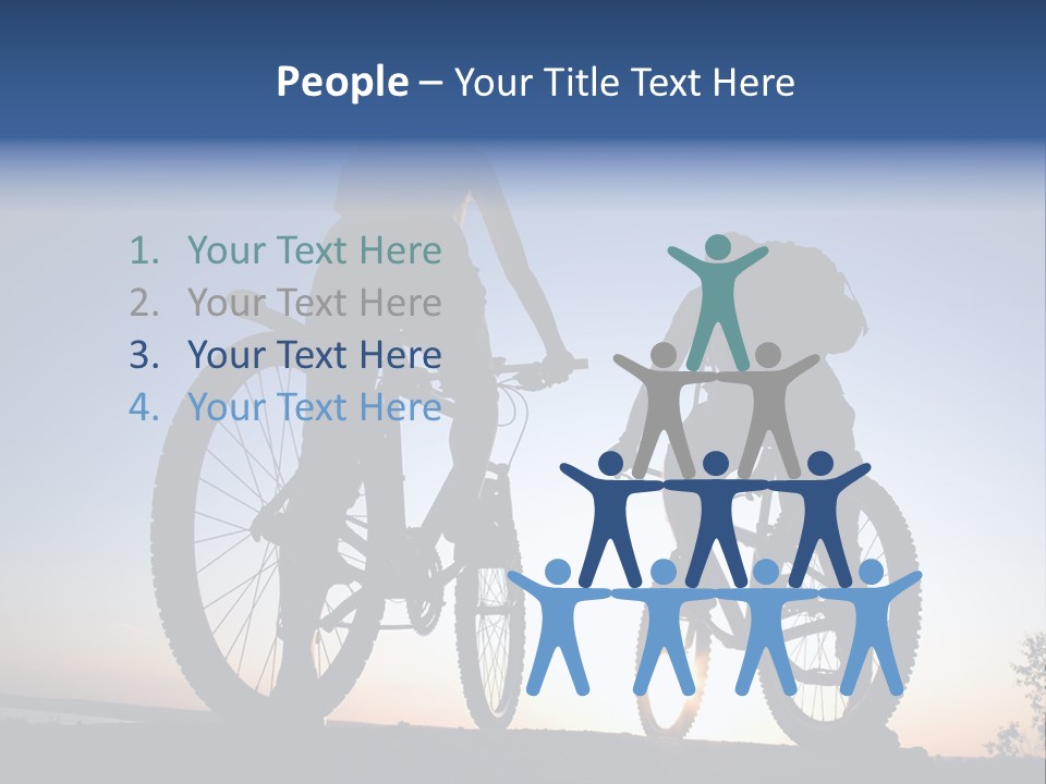 Cycle Route PowerPoint Template
