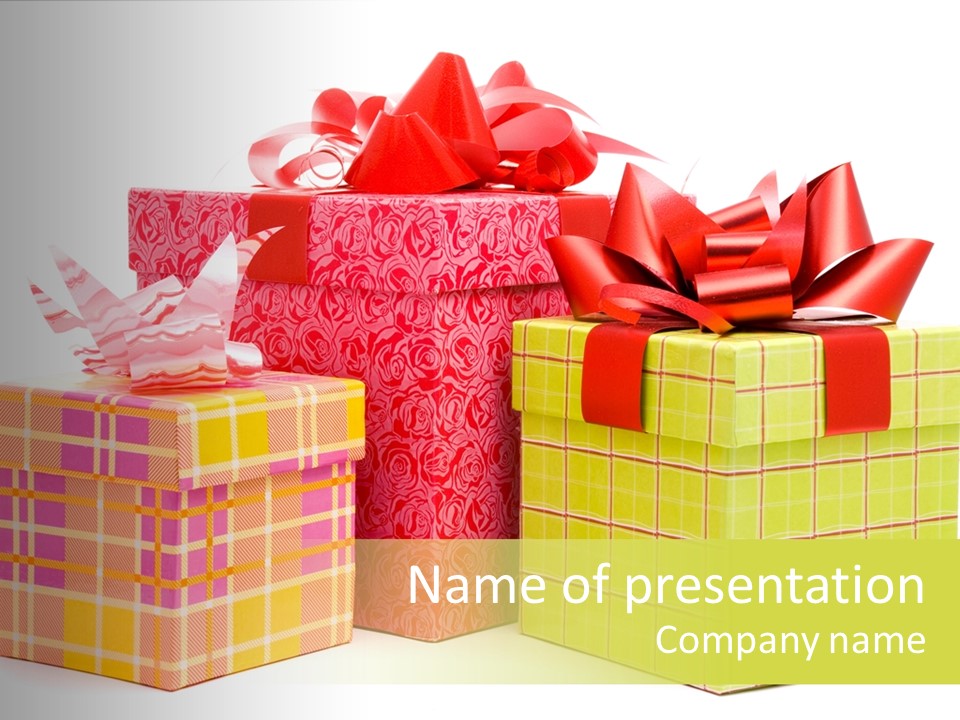 Gift Offer PowerPoint Template