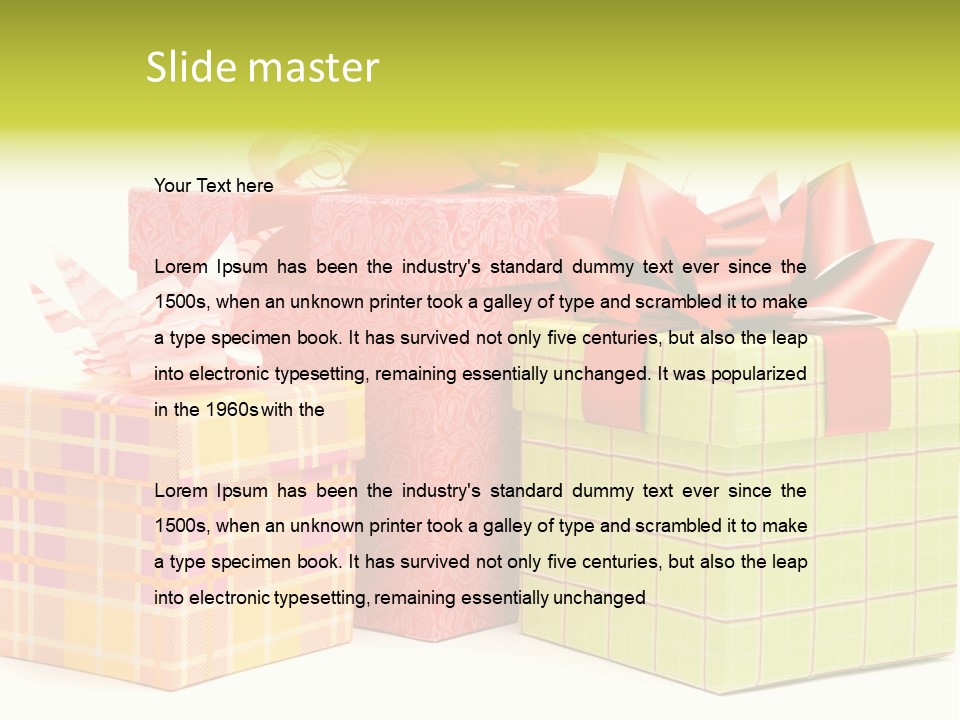 Gift Offer PowerPoint Template