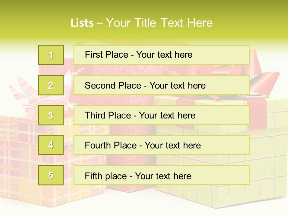 Gift Offer PowerPoint Template