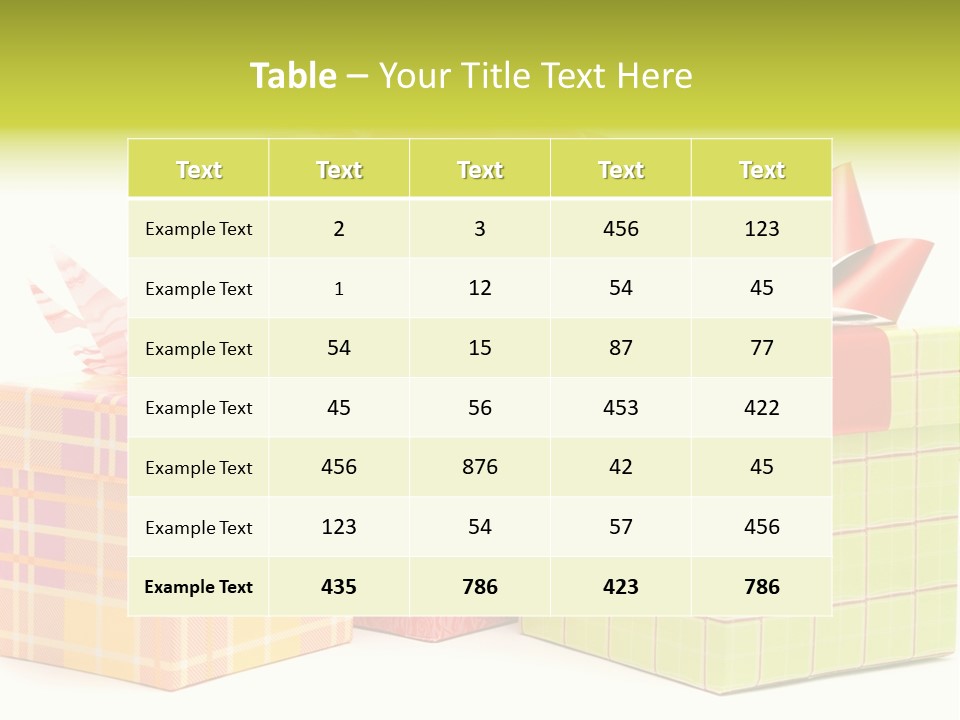 Gift Offer PowerPoint Template
