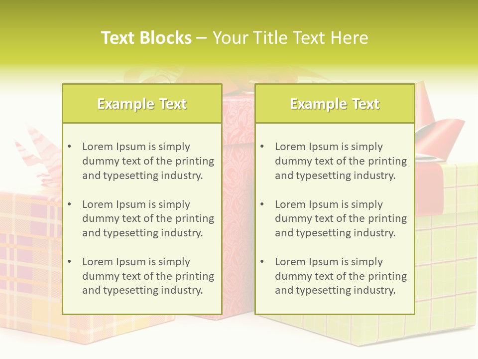Gift Offer PowerPoint Template