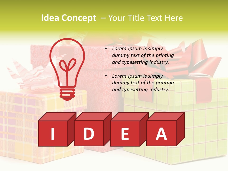 Gift Offer PowerPoint Template