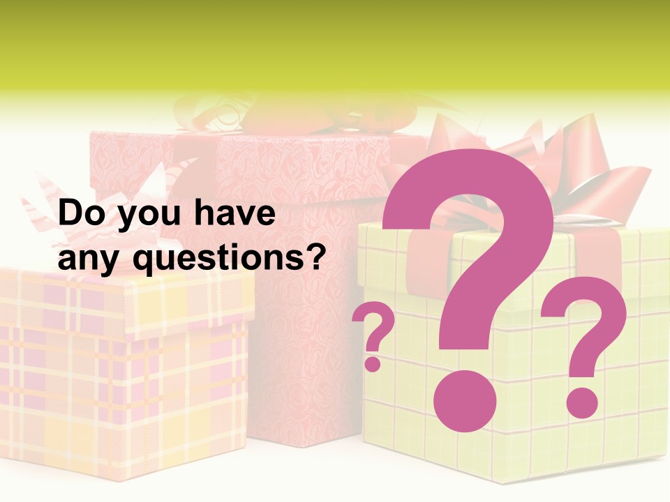 Gift Offer PowerPoint Template