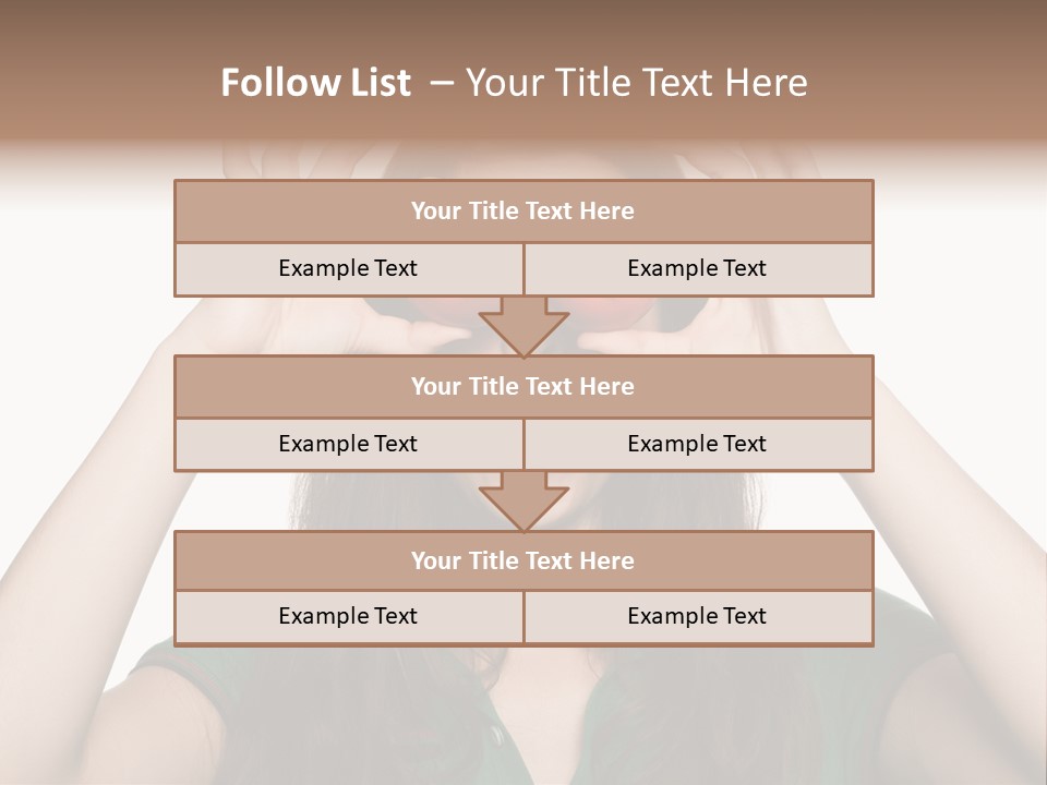 Vegetarian Drop Nature PowerPoint Template