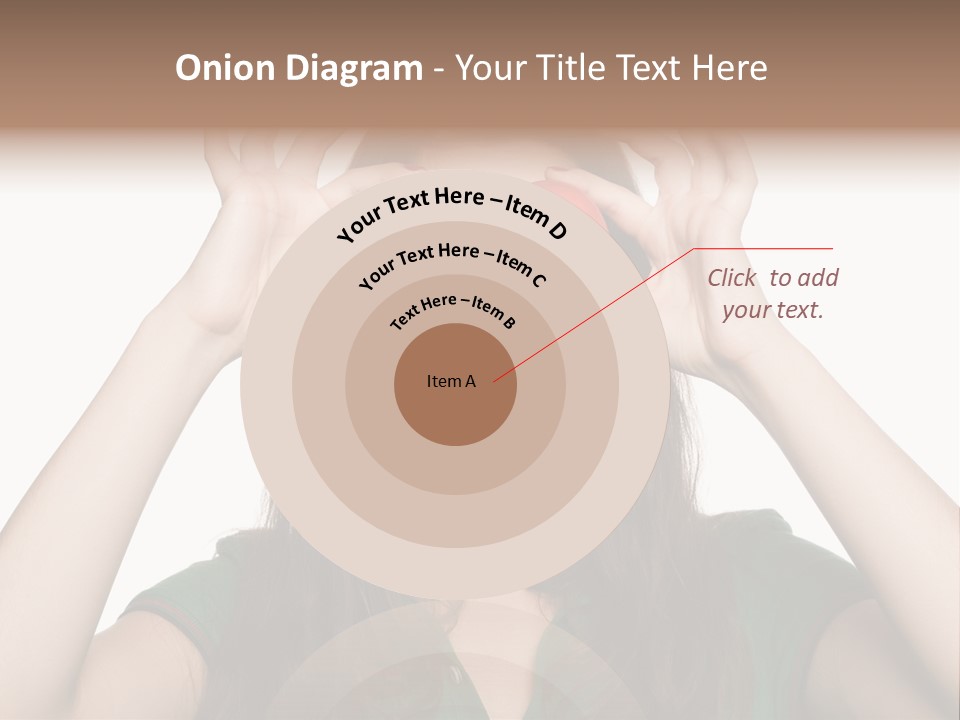 Vegetarian Drop Nature PowerPoint Template