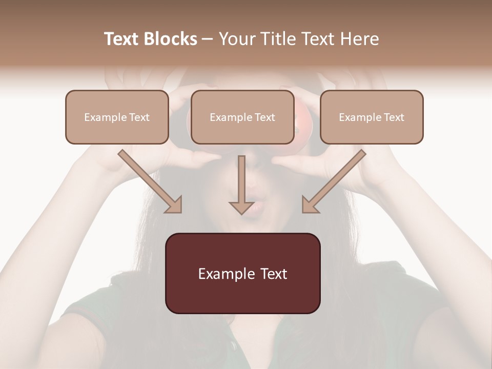 Vegetarian Drop Nature PowerPoint Template