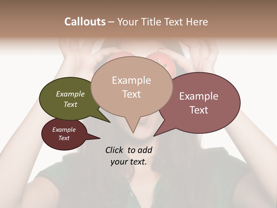 Vegetarian Drop Nature PowerPoint Template