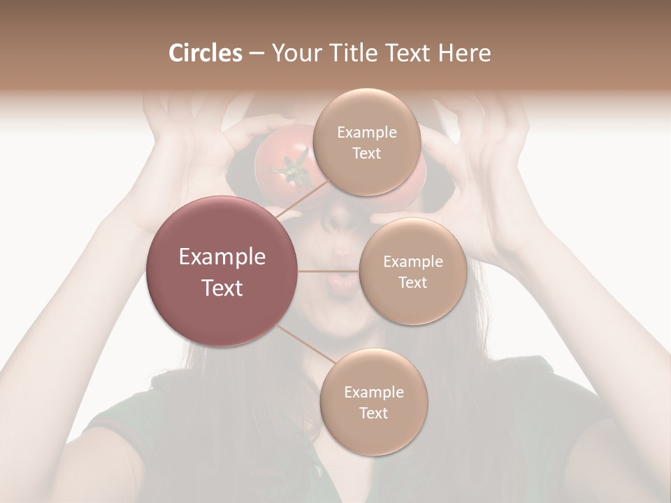 Vegetarian Drop Nature PowerPoint Template