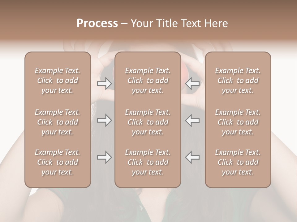 Vegetarian Drop Nature PowerPoint Template