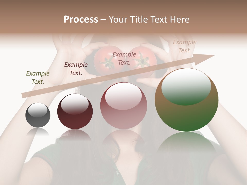 Vegetarian Drop Nature PowerPoint Template