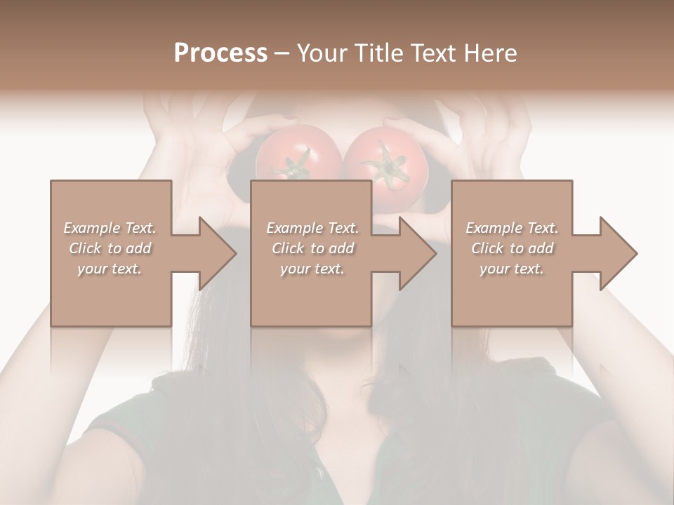 Vegetarian Drop Nature PowerPoint Template