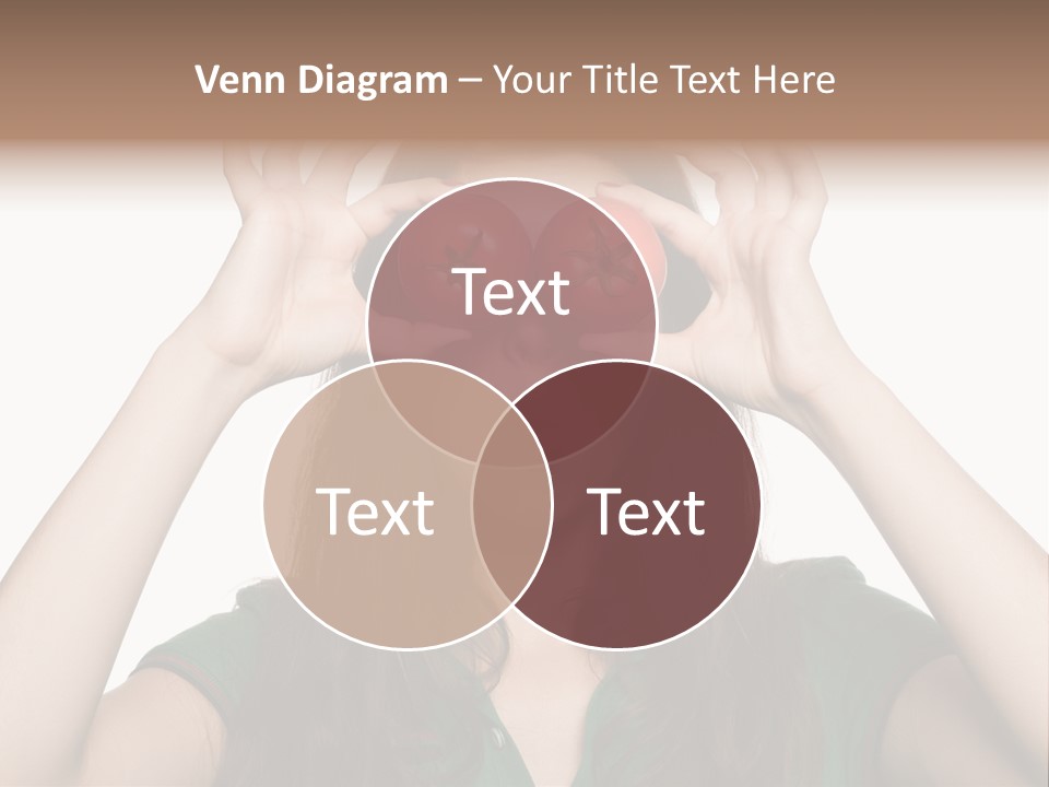 Vegetarian Drop Nature PowerPoint Template