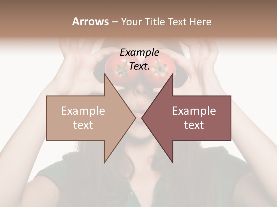 Vegetarian Drop Nature PowerPoint Template