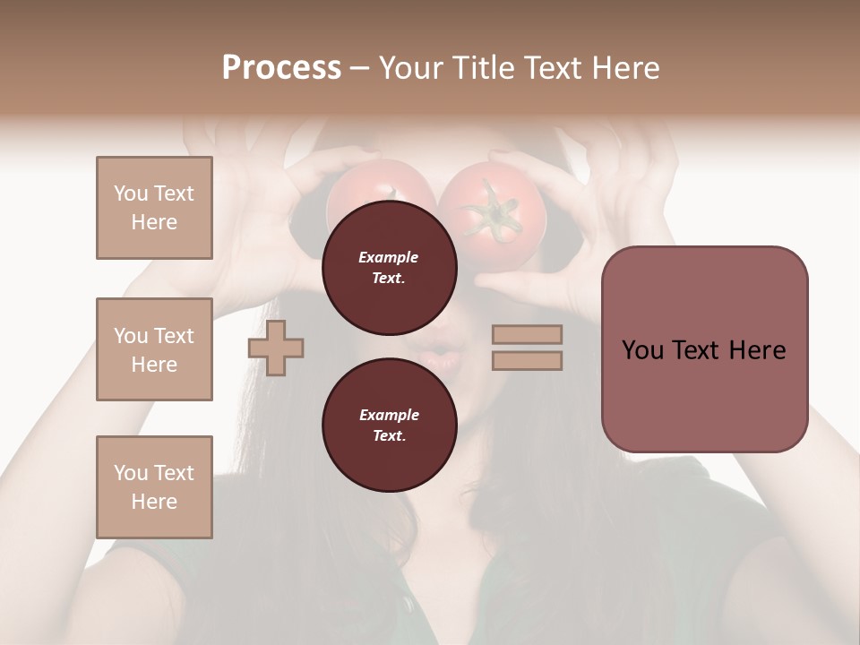 Vegetarian Drop Nature PowerPoint Template