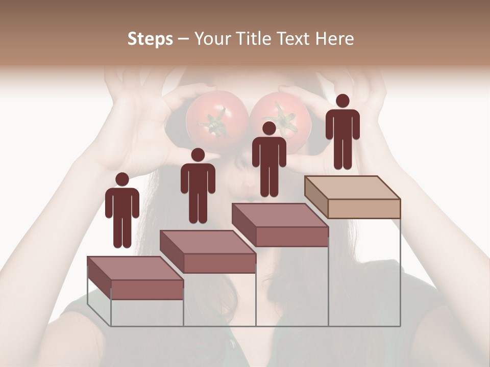 Vegetarian Drop Nature PowerPoint Template