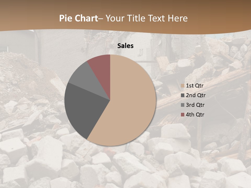 Dust Brick Ruins PowerPoint Template