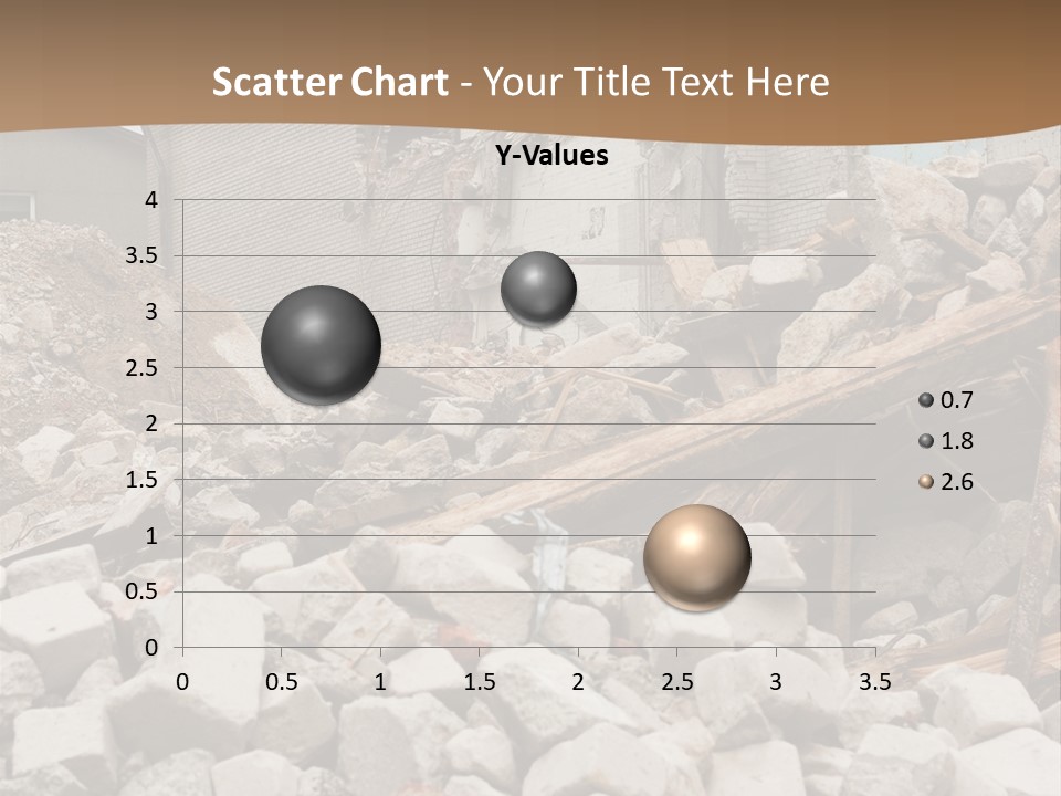 Dust Brick Ruins PowerPoint Template