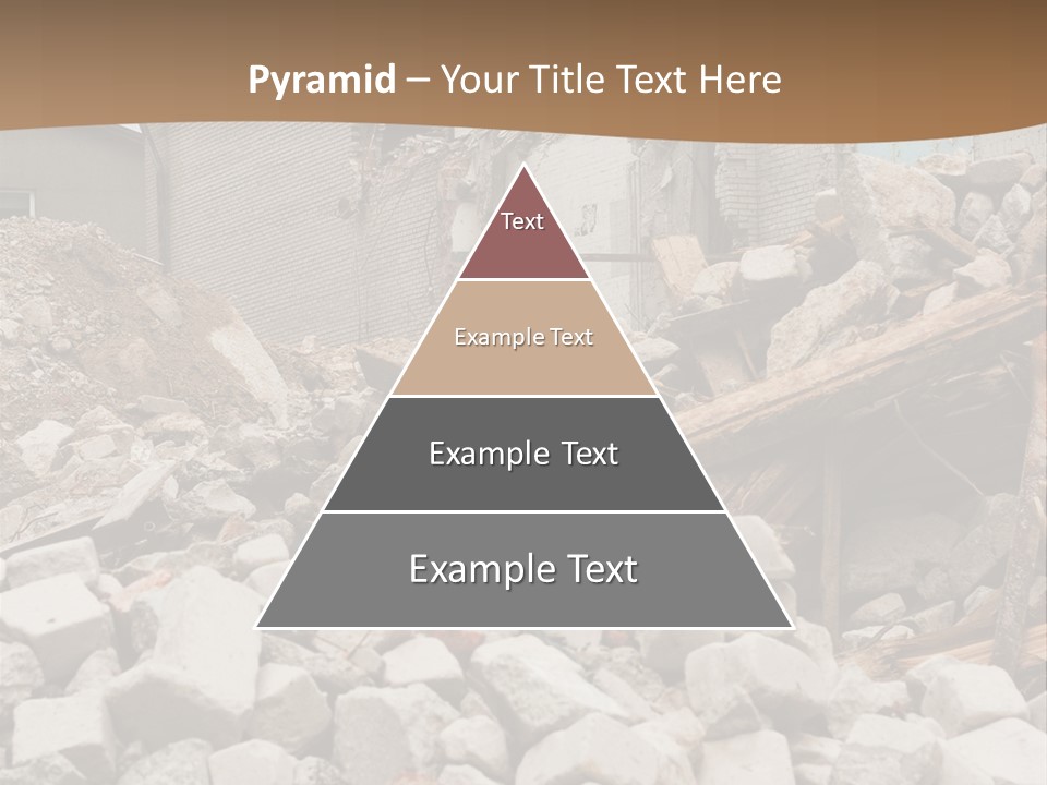 Dust Brick Ruins PowerPoint Template