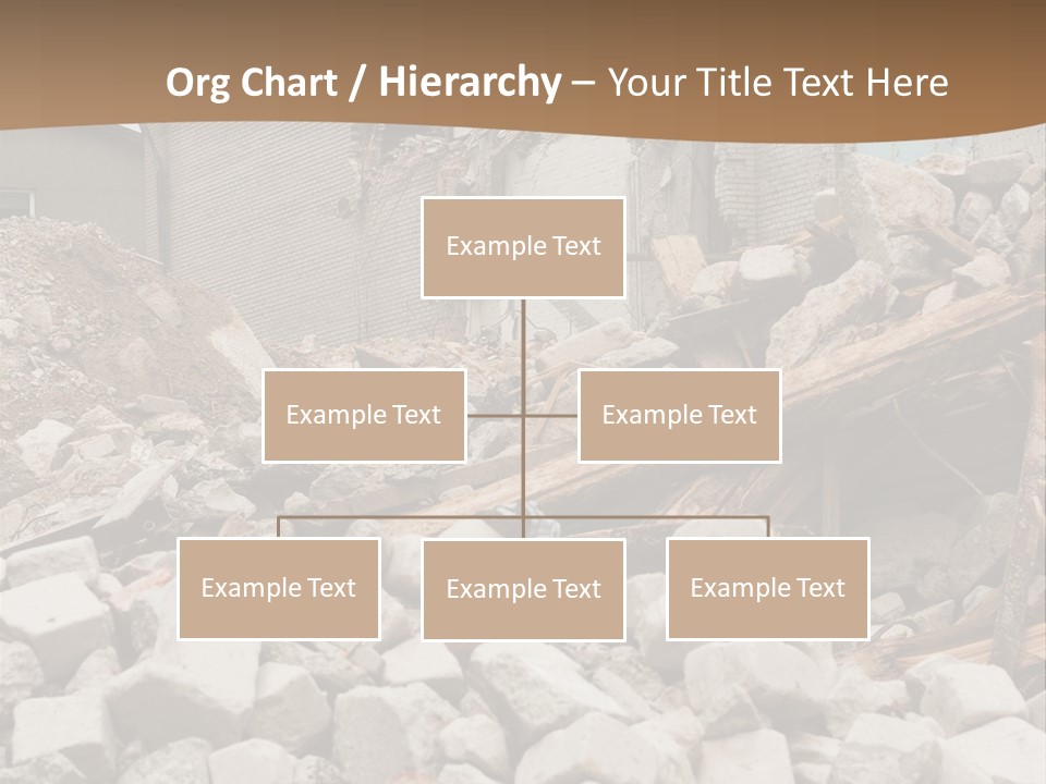Dust Brick Ruins PowerPoint Template