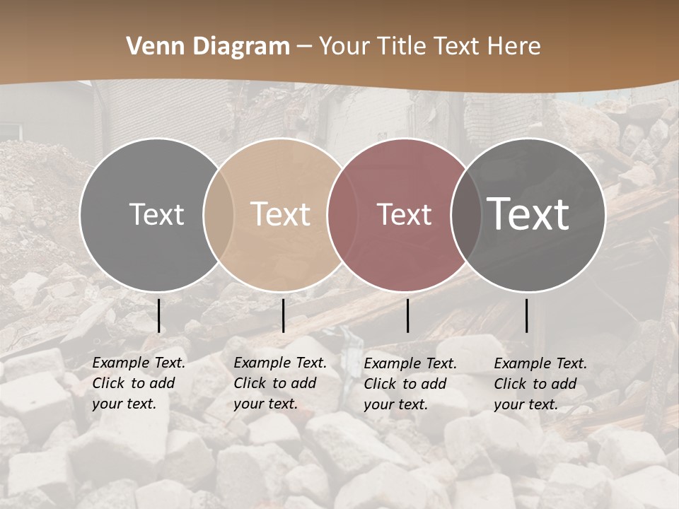 Dust Brick Ruins PowerPoint Template