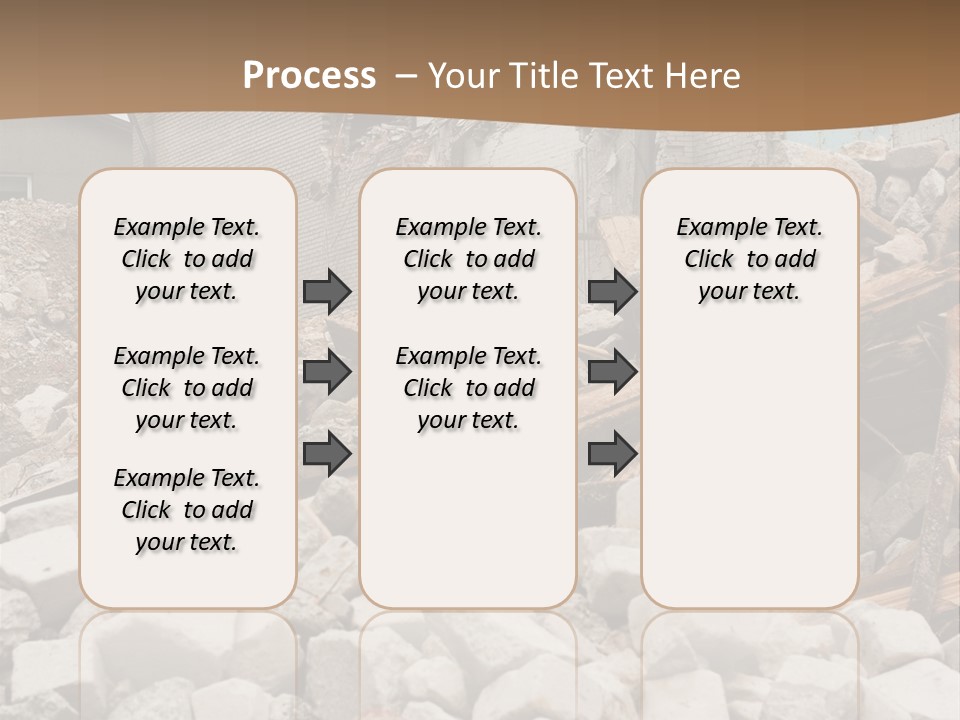 Dust Brick Ruins PowerPoint Template