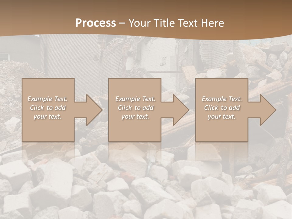 Dust Brick Ruins PowerPoint Template
