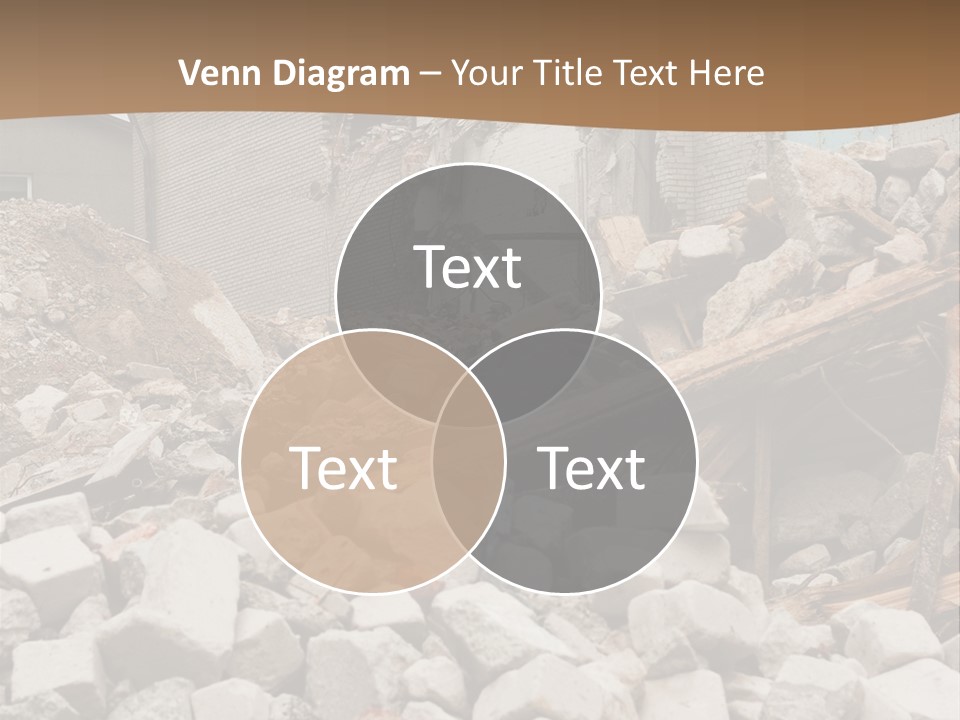 Dust Brick Ruins PowerPoint Template
