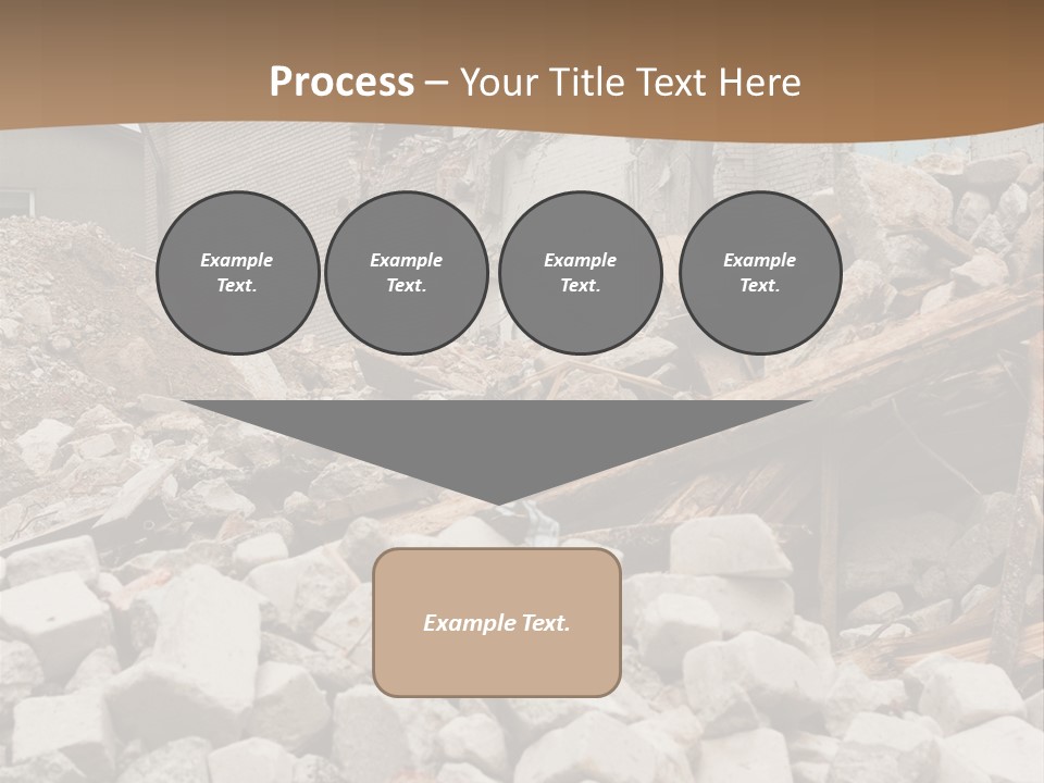 Dust Brick Ruins PowerPoint Template